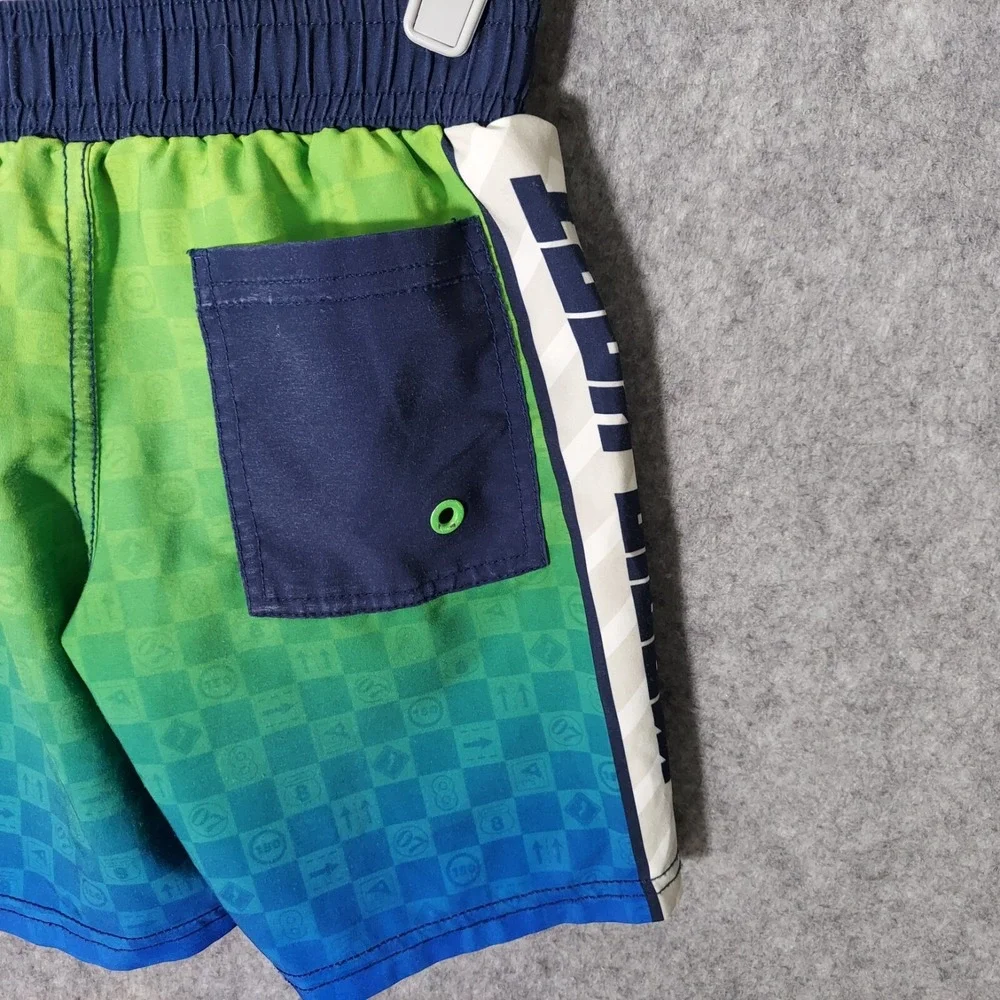 Nintendo Boys‎ XS 4 5 Swim Trunks Mario Kart Shorts Beach Pool UPF 50 Comfort